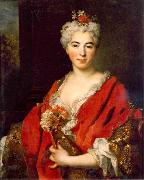 Nicolas de Largilliere Portrait of Marguerite de Largilliere oil